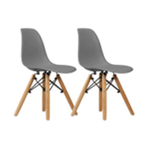 PACK 2 SILLA INFANTIL GRIS 60X36X31CM